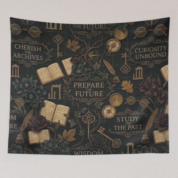 Item preview, Dark Academia Magic - Ancient Books and Secrets Motif designed and sold by  MinJira_.