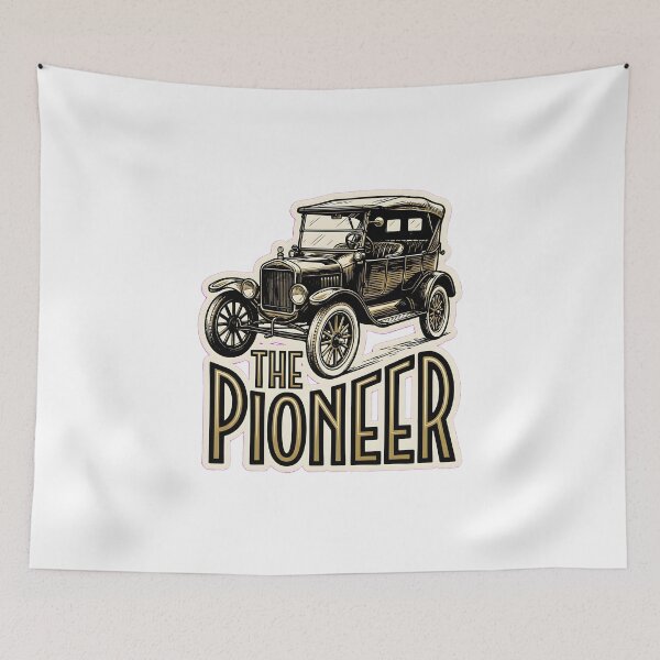 Item preview, Ford Model T The Pioneer Industrial Classic Car Art designed and sold by EKHOAISTORE.