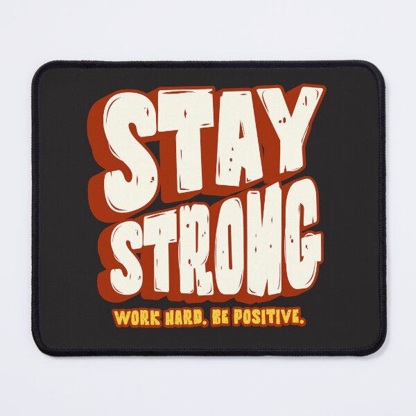 Item preview, Stay Strong Motivational Typography Design designed and sold by PrintandJoy.