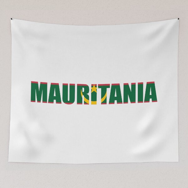 Item preview, Mauritania Flag MR designed and sold by shitpostee.
