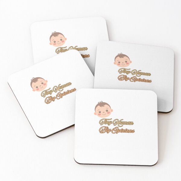Item preview, Tiny Human Big Opinions - Cute Toddler Typography Design designed and sold by TheQuoteStudio.