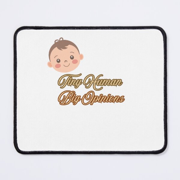 Item preview, Tiny Human Big Opinions - Cute Toddler Typography Design designed and sold by TheQuoteStudio.