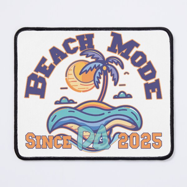 Item preview, Beach Mode Vintage Varsity Palm Tree Retro Coastal Summer Waves Streetwear Graphic designed and sold by DesignArtist.ia.