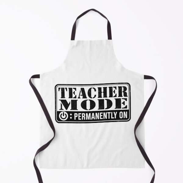 Item preview, Teacher Mode Permanently On Funny Teacher Typography Tee Sticker Educator Gift designed and sold by sharifex.
