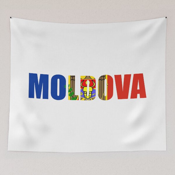 Aperçu de l'œuvre Drapeau de la Moldavie MD créée et vendue par shitpostee.
