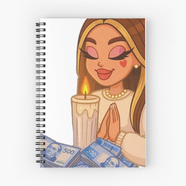Item preview, Financial Manifestation Law of Attraction Rich Girl Cartoon designed and sold by     Pink Chaos Club.