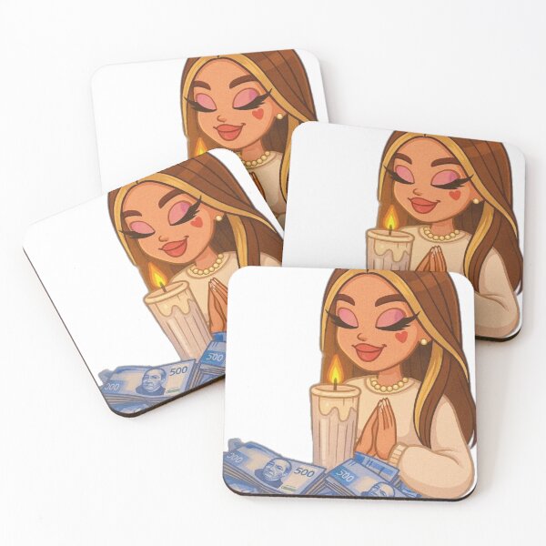 Item preview, Financial Manifestation Law of Attraction Rich Girl Cartoon designed and sold by     Pink Chaos Club.