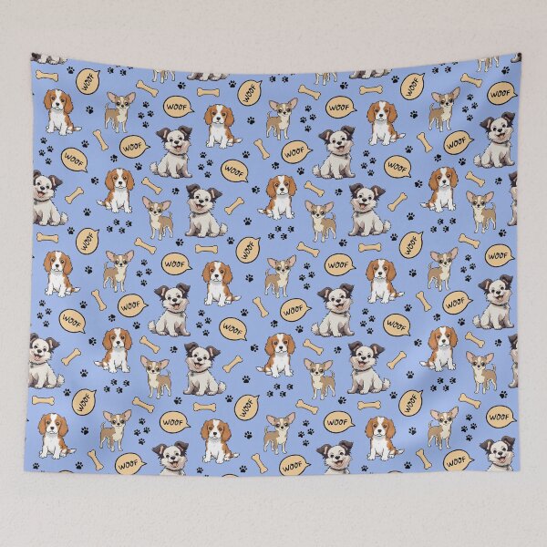 Item preview, Playful Puppy Parade designed and sold by AleksaDesignMTL.