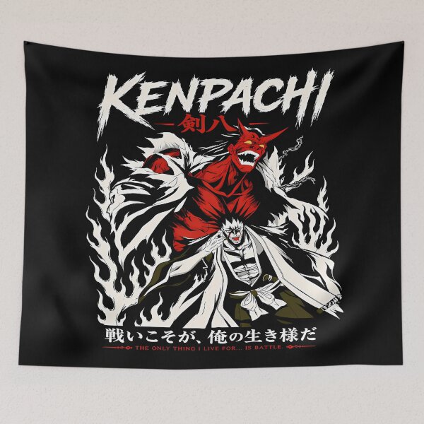 Item preview, Kenpachi Zaraki -Demon Form  - Epic Anime Warrior Aesthetic Design designed and sold by Trinidesigns123.