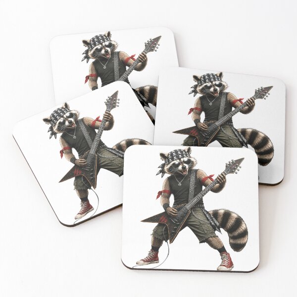 Item preview, Funny Raccoon Guitar Player Gifts For Musicians designed and sold by Bisonia.
