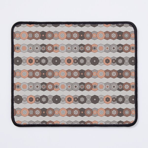Item preview, Chicago Industrial Copper Geometric Stripe Pattern designed and sold by Patterns 1920.