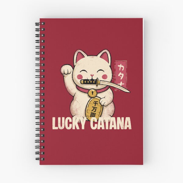 Item preview, Lucky Cat Waving with Catana in mouth designed and sold by therocketman.