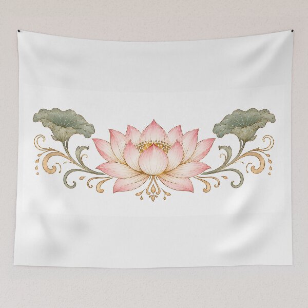 Item preview, buddha Pink and gold Lotus designed and sold by ElexisND.