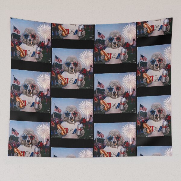 Item preview, Patriotic USA Goldendoodle Dog 4th of July Funny 250 Years American designed and sold by PixlCrypt.