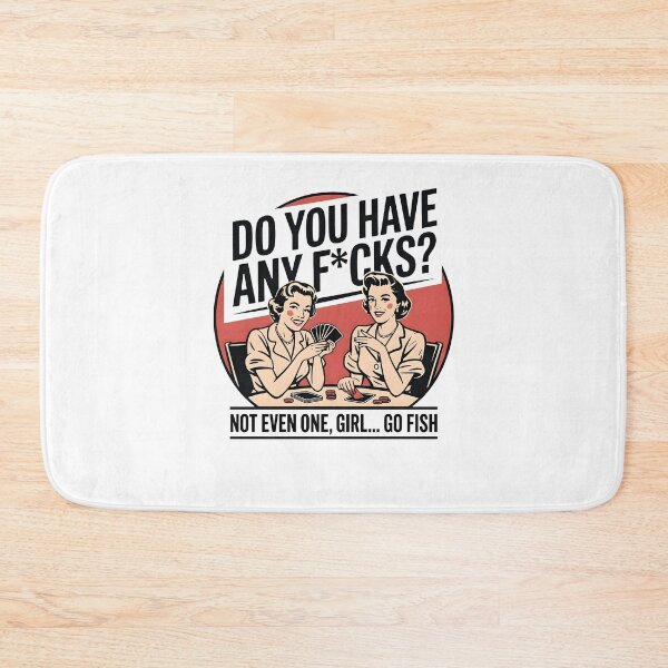 Item preview, Do You Have Any F*cks Funny Retro Sarcastic Go Fish designed and sold by PixlCrypt.