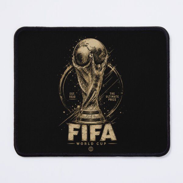 Item preview, FIFA World Cup Golden Trophy Vintage Design designed and sold by LaylaArtStudio.