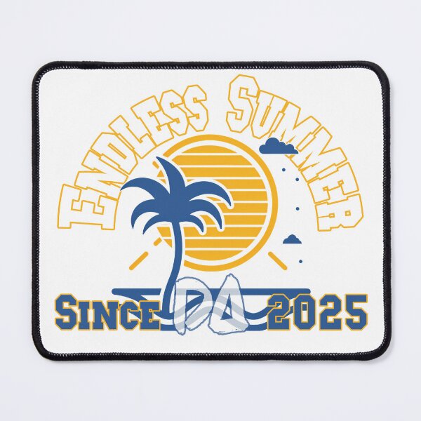 Item preview, Endless Summer Vintage Varsity Palm Tree Retro Sunset Coastal Beach Streetwear Graphic designed and sold by DesignArtist.ia.