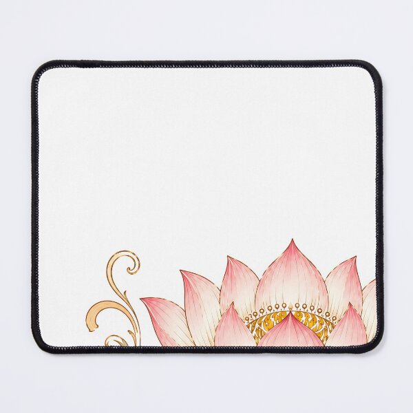 Item preview, buddha Pink and gold Lotus designed and sold by Dreamweaver Mandalas.