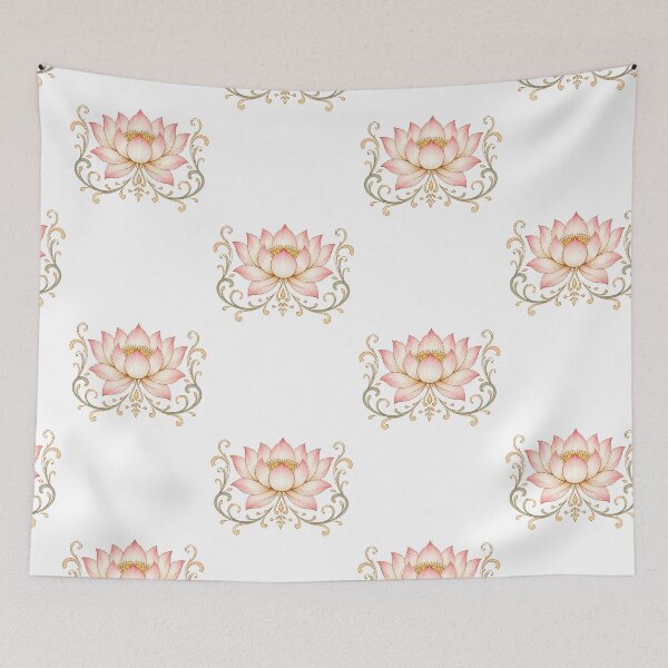 Item preview, buddha Pink and gold Lotus designed and sold by ElexisND.