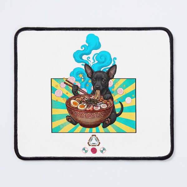 Item preview, Pharaoh hound in a Ramen Bowl – Kawaii Noodle Pup Art designed and sold by Whimsy Trail Co.