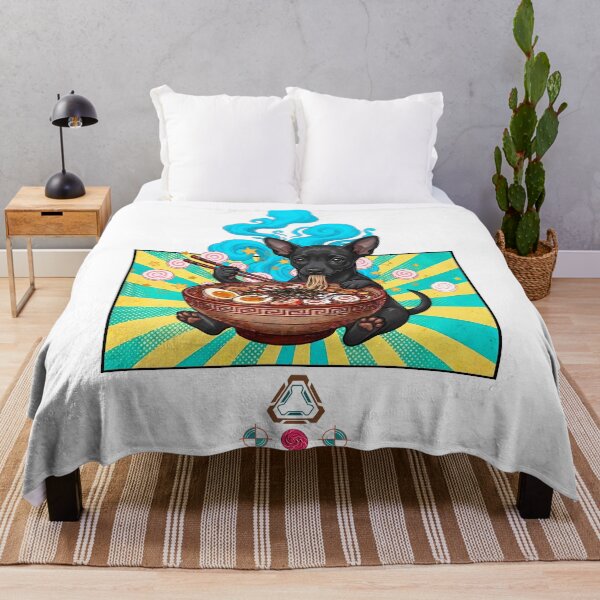 Item preview, Pharaoh hound in a Ramen Bowl – Kawaii Noodle Pup Art designed and sold by m-yoga-store.