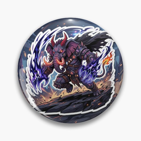Item preview, Demon Elephant Warrior Anime Sticker Gamer designed and sold by uegi.