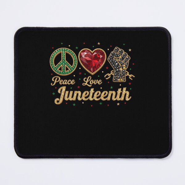 Item preview, Peace Love Juneteenth Black History Freedom Celebration designed and sold by PixlCrypt.