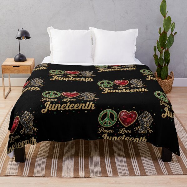 Item preview, Peace Love Juneteenth Black History Freedom Celebration designed and sold by PixlCrypt.