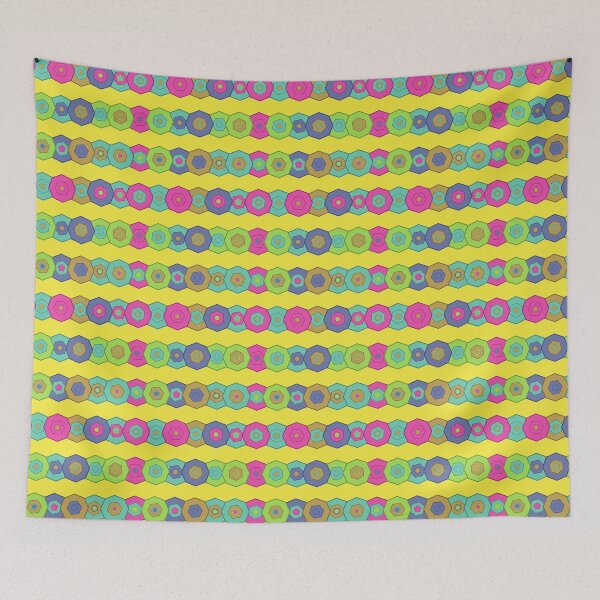 Item preview, Vegas Vivid Pop Art Geometric Stripe Pattern designed and sold by Patterns 1920.