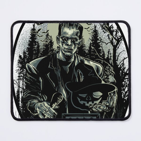 Item preview, Frankenstein Rocks Halloween Concert Vector T-Shirt Design designed and sold by BrewChef.