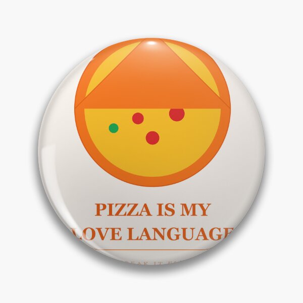 Item preview, Pizza Is My Love Language Funny Food designed and sold by InkRise Studio.