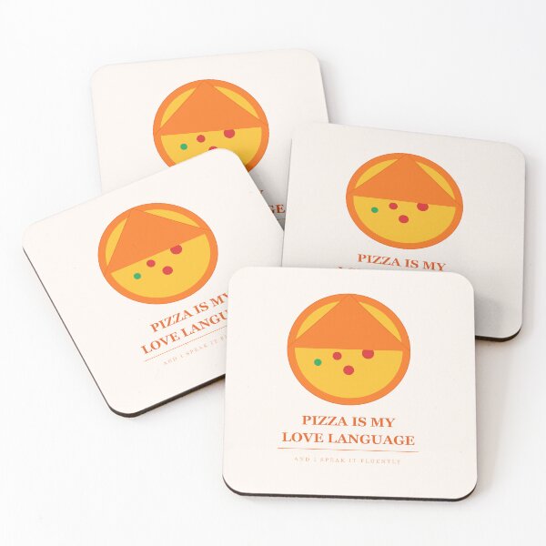 Item preview, Pizza Is My Love Language Funny Food designed and sold by InkRise Studio.