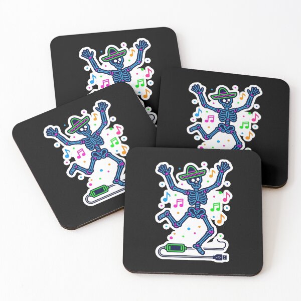 Item preview, Cyberpunk Neon Spooky Ghost Candy - High Contrast Halloween Die Cut Sticker designed and sold by alalame.