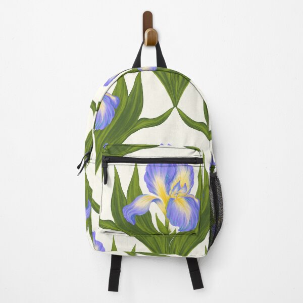 Item preview, Blue Iris Botanical Seamless Pattern designed and sold by sunsmilestudio.