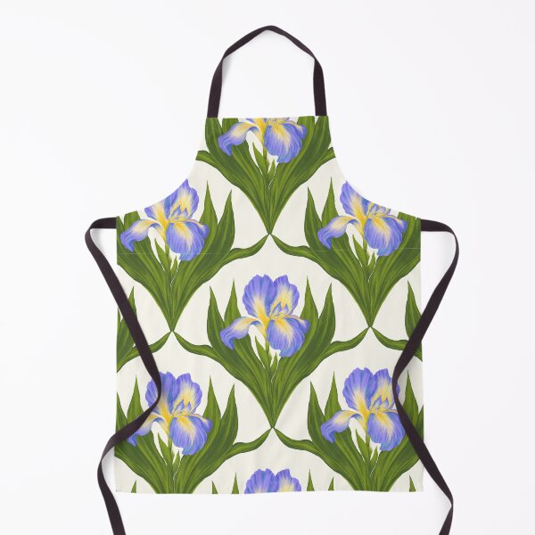 Item preview, Blue Iris Botanical Seamless Pattern designed and sold by sunsmilestudio.
