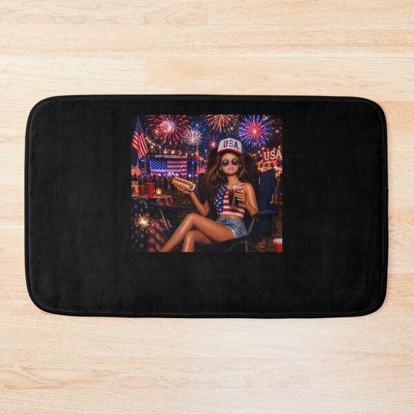 Item preview, Patriotic American Doll Girl 4th of July Fireworks USA Party designed and sold by PixlCrypt.