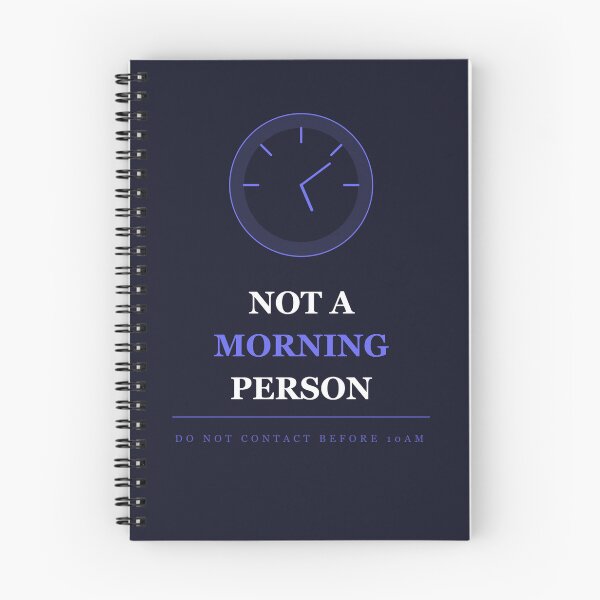 Item preview, Not A Morning Person Do Not Contact Before 10am designed and sold by InkRise Studio.
