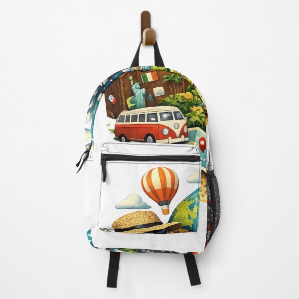 Item preview, Vintage Travel Adventure Collage Design designed and sold by ali prints.