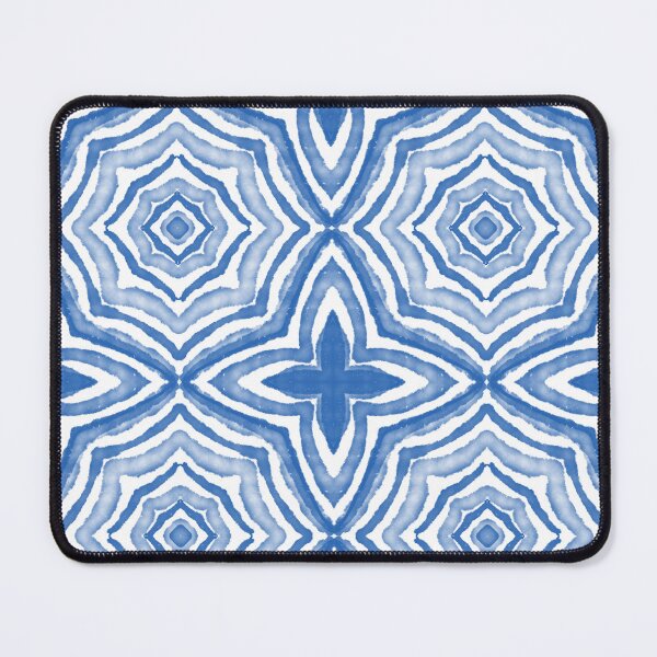 Item preview, Blue Shibori Star Geometric Seamless Pattern designed and sold by sunsmilestudio.