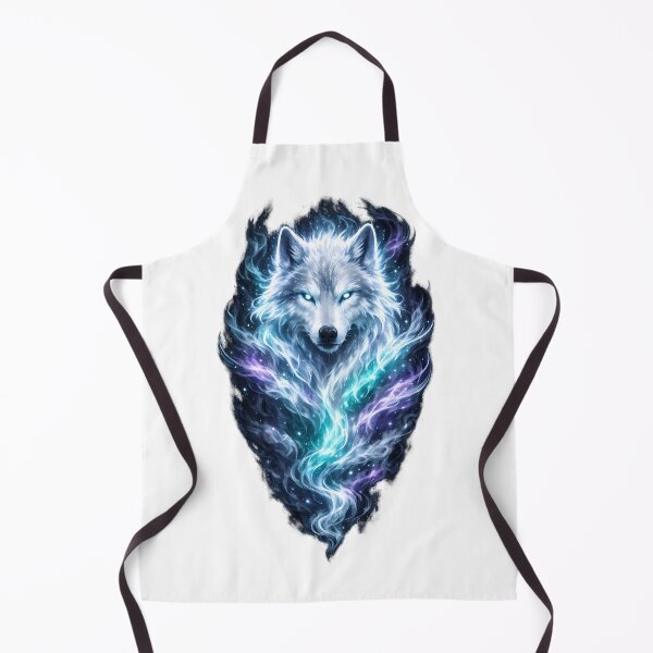 Item preview, Neon Wolf Cyberpunk | Glowing Spirit Beast Digital Art designed and sold by AbderraimArt.