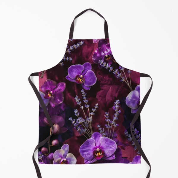 Item preview, Vibrant Purple and Magenta Floral Pattern designed and sold by IntelliMindDesigns.