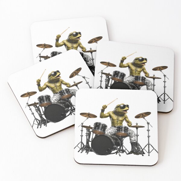 Item preview, Funny Frog Drummer Gifts For Musicians designed and sold by Bisonia.