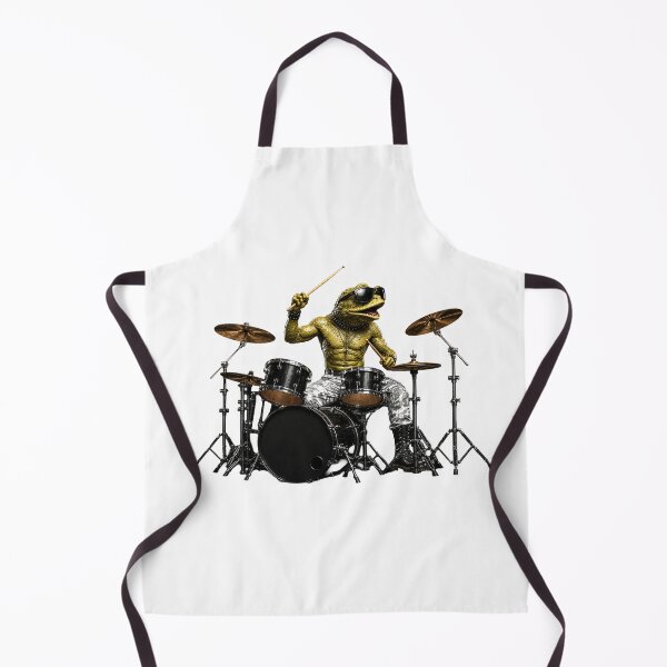 Item preview, Funny Frog Drummer Gifts For Musicians designed and sold by Bisonia.