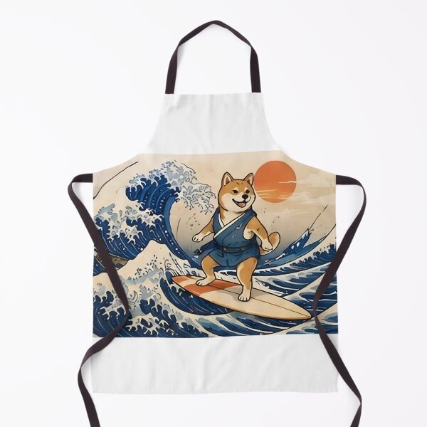 Item preview, Shiba Inu Surfin designed and sold by kocha-014.