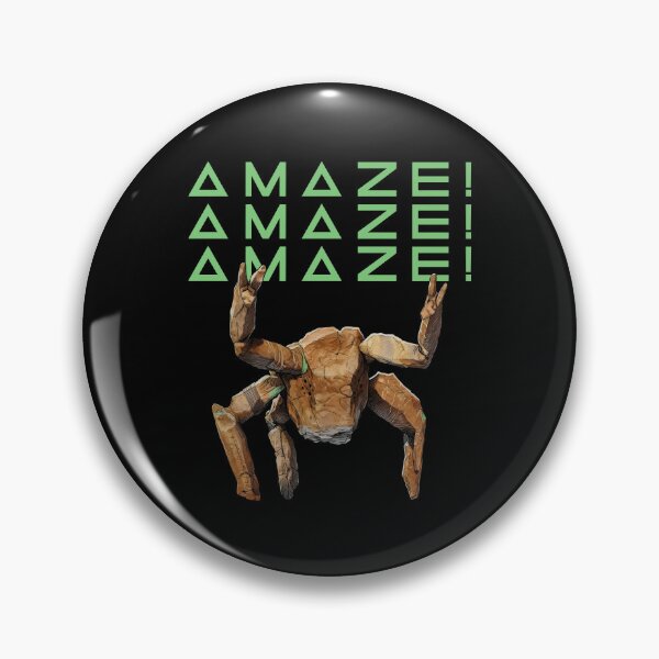 Item preview, Amaze Crab Funny Crab Pun Alien Meme designed and sold by KAWKAW-DRHM.