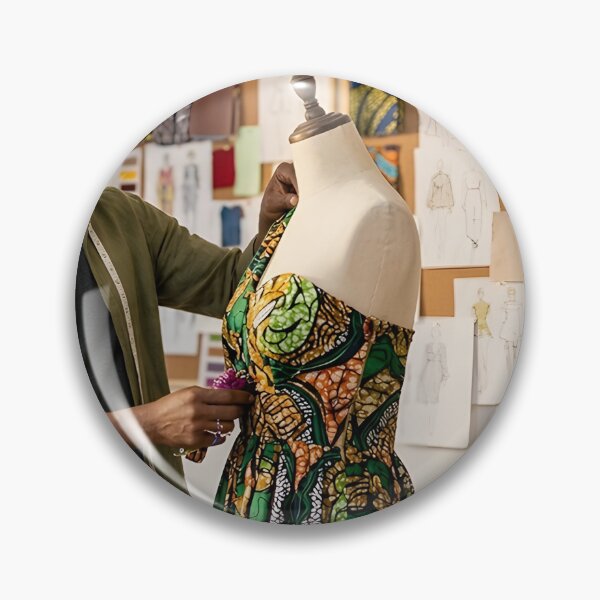 Item preview, African Fashion Designer in Creative Studio designed and sold by SavannaCanvas.