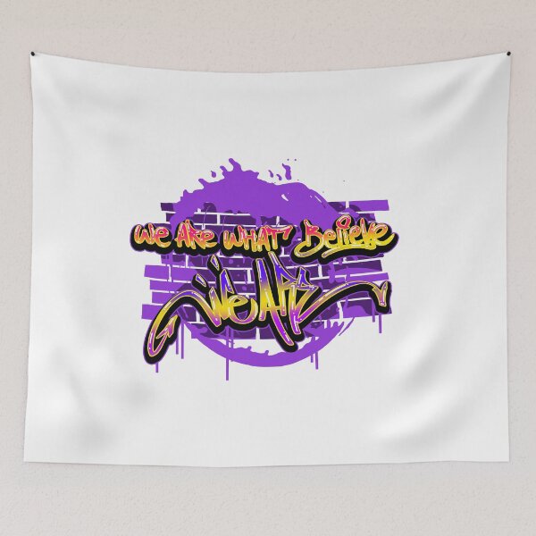 Item preview, Urban Graffiti Brick Wall Quote T-Shirt Graphic Design designed and sold by BrewChef.