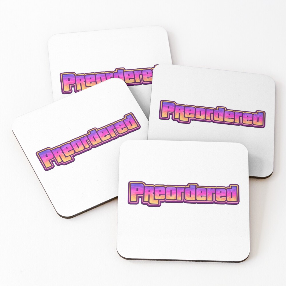 Item preview, Coasters (Set of 4) designed and sold by ClubAlien.