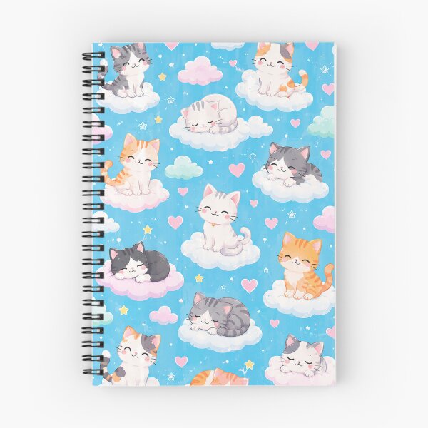 Item preview, Cute Cats on Clouds Shower Curtain – Kawaii Pastel Cat Bathroom Decor designed and sold by IconicDesignsXd.