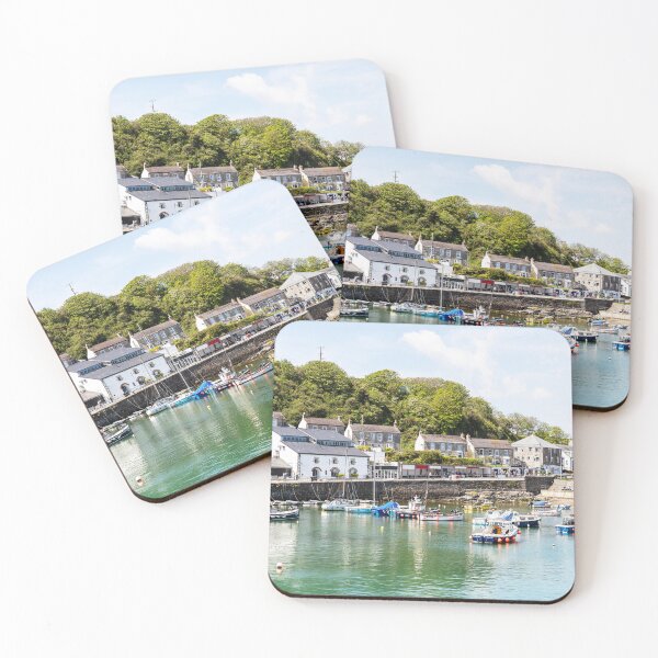 Item preview, Porthleven Harbour with Boats and Waterfront Houses, Cornwall, UK designed and sold by Paul Thompson Photography.